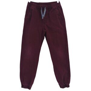 Wonder Nation Boys Red Sweatpants, Large Size (10-12), Elastic Waist and Cuffs.